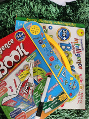 Combo Offer – 32 page update Intelligence Talking Book + LCD Writing Tab 8.5" + 5 pcs Simanto Magic Handwriting Book Set (2 Pens + 2 Grippers + 10 Refills Free)