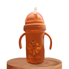 Cute Cartoon Baby Sippy Cup – Chinese Premium Training Bottle (Leak-Proof, BPA-Free, 250ml)