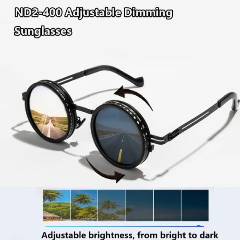 ND2-400 Adjustable Dimming Sunglasses – Original China Smart Sunglass with Free Box & Cleaner | Simanto Zone