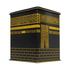 উমরাহ সঞ্চয় ব্যাংক (Kaaba Style Wooden Umrah Savings Box with Free Sunnah Gift &amp; Marker)